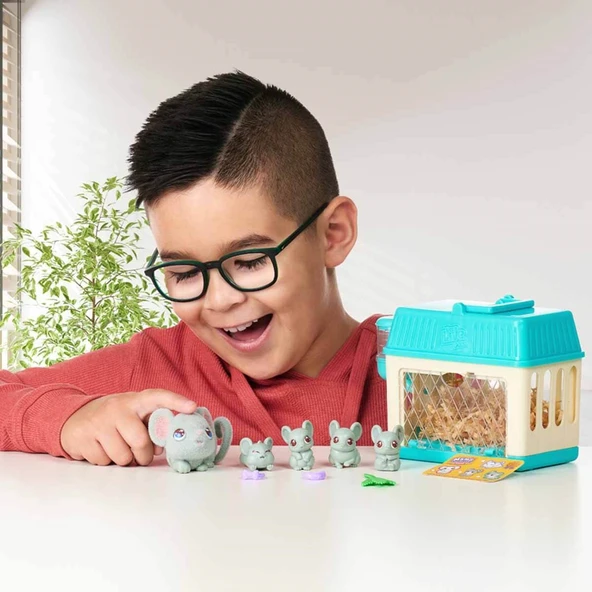 Little Live Pets Anne ve Yavruları Mini Fare Oyun Seti - Resim 2