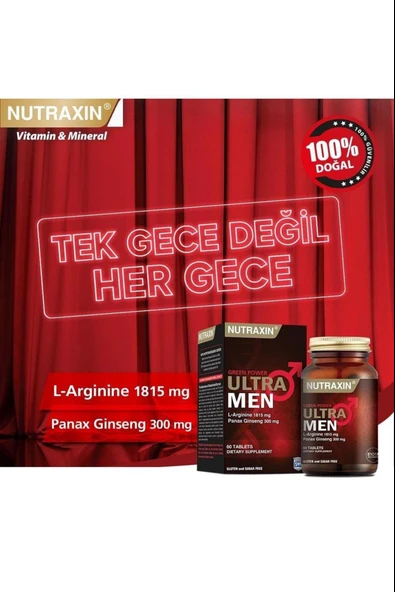 Nutraxin Ultra Men 60 Tablet 2 Adet - Resim 3