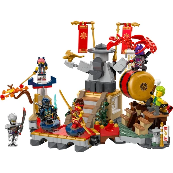 LEGO 71818  NINJAGO® Turnuva Savaş Arenası 71818 - 7 Yaş & Üzeri Çocuklar için Yaratıcı Oyuncak Yapım Seti (659 Parça) ürün görseli 1