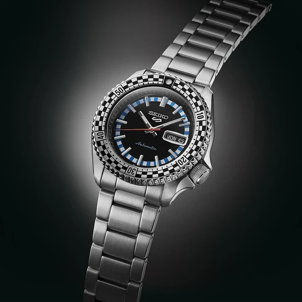 Seiko 5 Sport Checker Flag SRPK67K Kol Saati SRPK67K1 - Resim 2