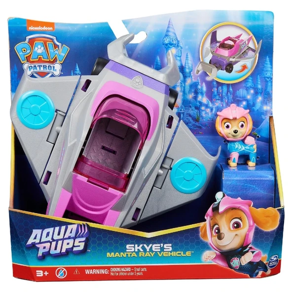 Paw Patrol Aqua Pups Temalı Araçlar Skye - Resim 8