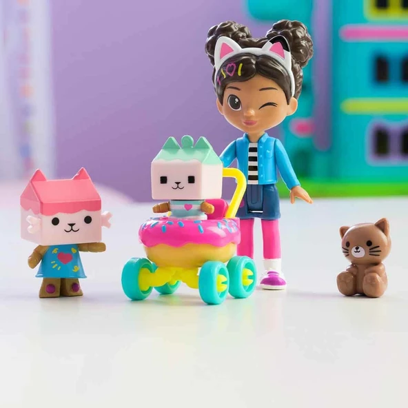 Gabby's Dollhouse Kedi Bakımı Figür Seti - Resim 6