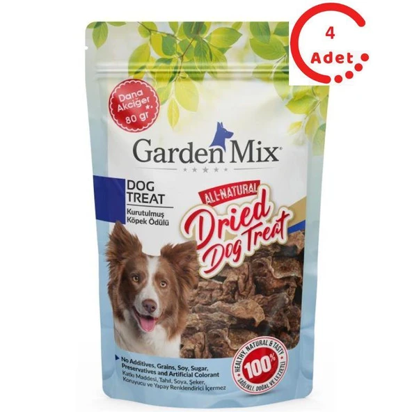 Garden Mix Kurutulmuş Dana Ense Sinir 120 Gr x 4 Adet ürün görseli 1