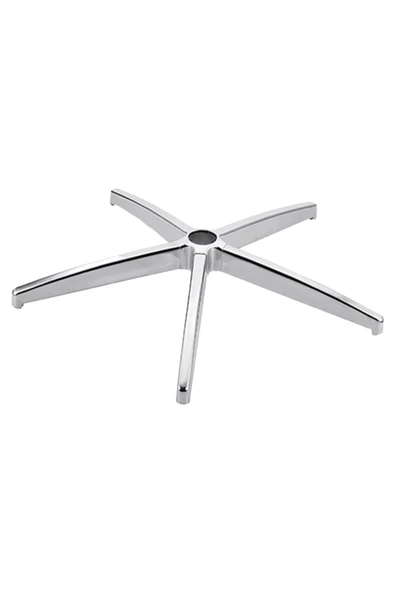 İthal Tekerlek Setli Kalın Metal Makam Koltuğu Ayağı - Oyuncu Koltuğu Ayağı - Ofis Koltuğu Ayağı - Resim 2