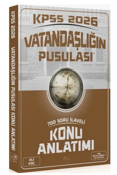 CBA KPSS VATANDAŞLIĞIN PUSULASI ÇÖZÜMLÜ SORU BANKASI ürün görseli 1
