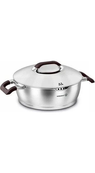 Korkmaz A1054 Esta Kısa Tencere 24 x 8 cm - Resim 4