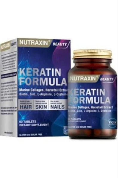 Nutraxin Keratin Formula 60 Tablet ürün görseli 1