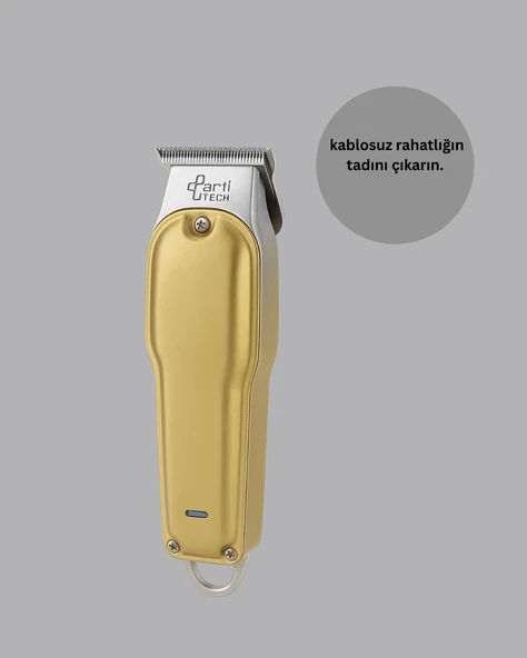 USB Şarjlı Saç Sakal Kesme Makinesi Hassas Detay Kesim İçin - Resim 3