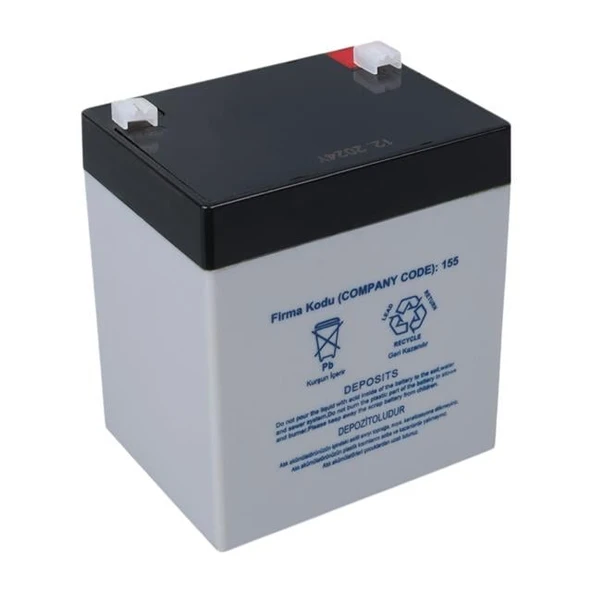 Yokohama YH-125.0 12 Volt - 5 Amper Akü (90X70x101 Mm) - Resim 2