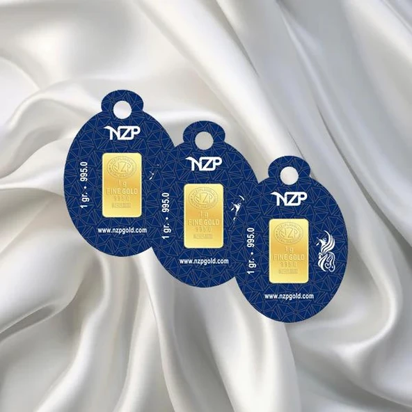 3 Adet 1 Gr 24 Ayar Nizipli Gram Altın ürün görseli 1