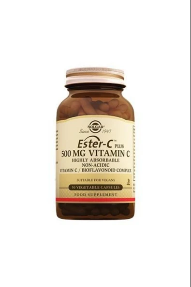 Solgar Ester-c Plus 500 mg 50 Kapsül ürün görseli 1