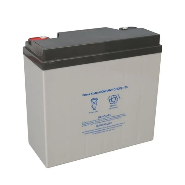 Yokohama YH-122.4 12 Volt - 24 Amper Elektrikli Bisiklet Aküsü (180X76x167 Mm) - Resim 3