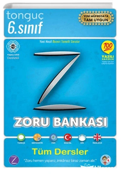 Tonguç 6.Sınıf Tüm Dersler Zoru Bankası ürün görseli 1