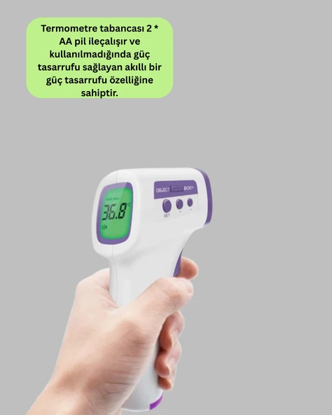 LCD EKRAN TEMASSIZ ATEŞ ÖLÇER - Resim 5