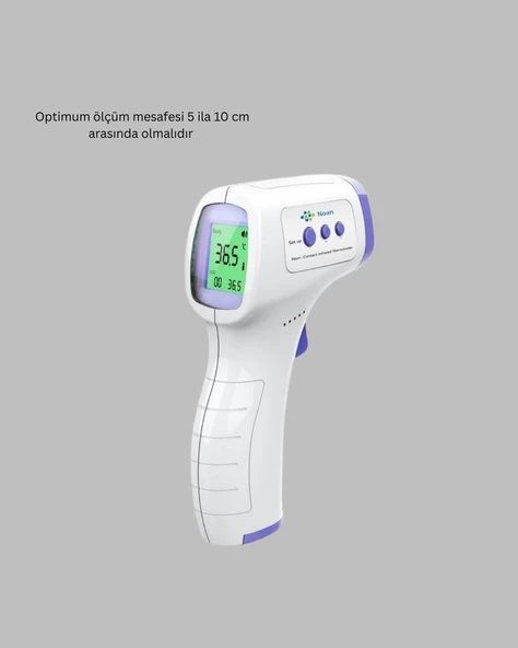 LCD EKRAN TEMASSIZ ATEŞ ÖLÇER - Resim 2