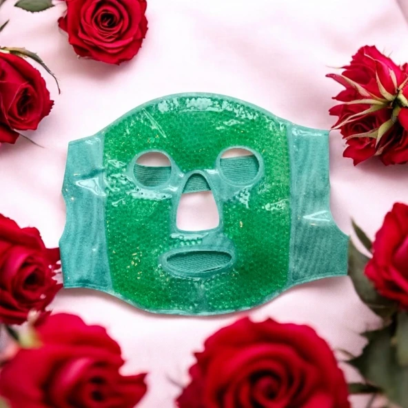 Yüz Maskesi Cilt Bakım Seti - Maske, Buz Küresi, Termo Jel Ve Selülit Masaj Aleti - Resim 7