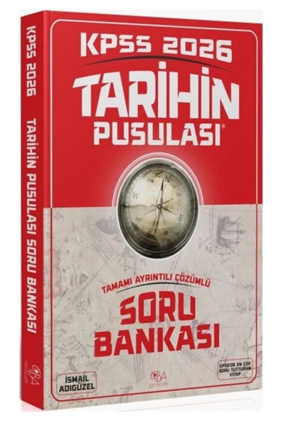 CBA KPSS TARİHİN PUSULASI ÇÖZÜMLÜ SORU BANKASI ürün görseli 1