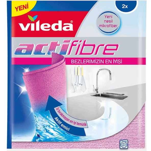 VILEDA TEMIZLIK BEZI 2''LI AKTIFIBRE 1814 ürün görseli 1