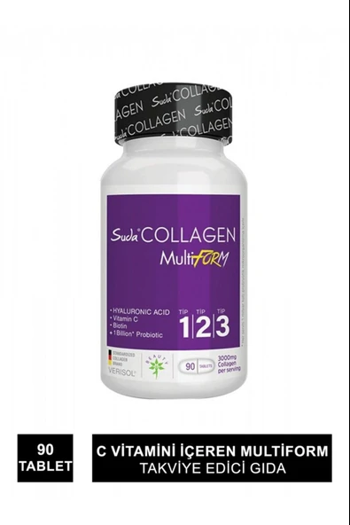 Suda Collagen Multiform 90 Tablet 2 Adet ürün görseli 1