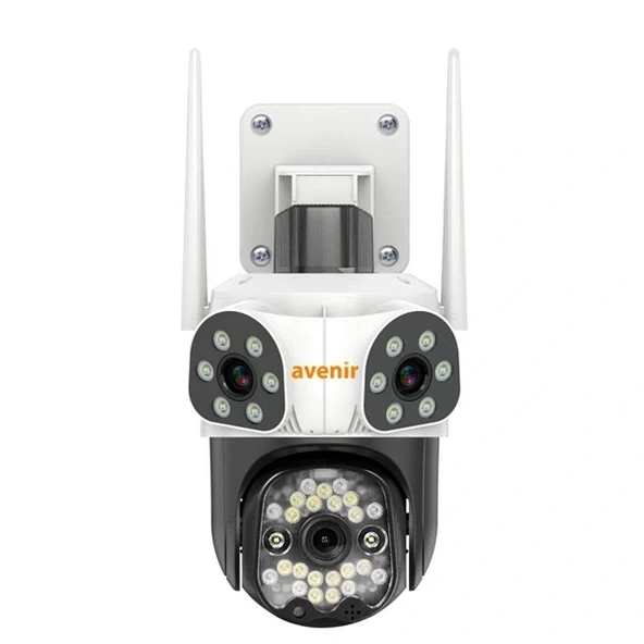AVENIR 9MP SPEED DOME AV-S333 Kablosuz IP Güvenlik Kamerası 3 Kameralı ürün görseli 1
