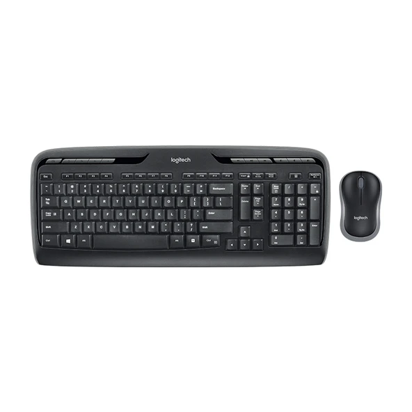 LOGITECH MK330 Q TR MM KABLOSUZ KLAVYE+MOUSE SET SİYAH 920-003988 ürün görseli 1
