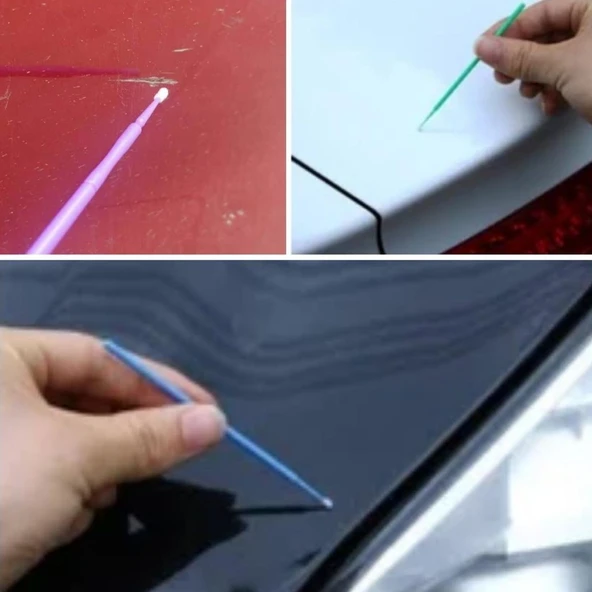 OLLEVRA Araba Rötüş Fırçası 100’lü Mini Tek Kullanımlık – İnce Uçlu Yumuşak Kıllı Boya Uygulayıcı, Otomotiv Detaylandırma ürün görseli 1