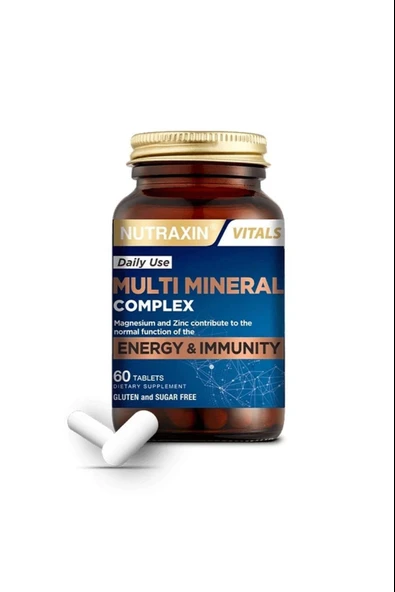 Nutraxin Multi Mineral Complex 60 Tablet 2 Adet - Resim 3