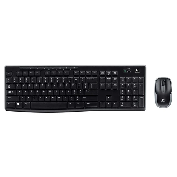 LOGITECH MK270 SİYAH KABLOSUZ Q KLAVYE SET ürün görseli 1