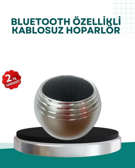 Kablosuz Mini Hoparlör Şarjlı TWS Destekli Kompakt Ses Sistemi ürün görseli 1