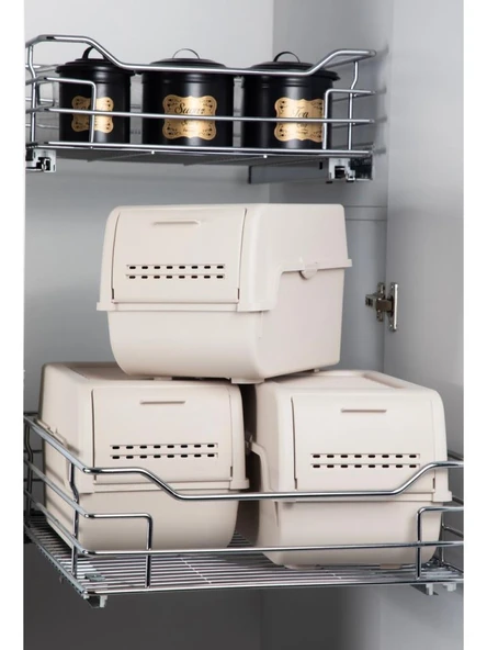 Geseus Motek 8 Lt Organizer 2’li Çok Amaçlı Kapaklı Saklama Kutusu - Resim 7