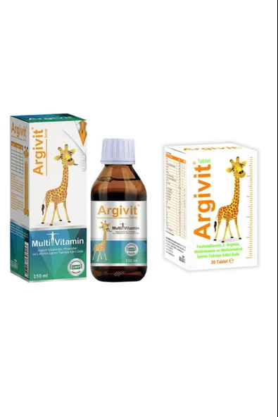 Argivit Classic 150 ml Şurup + Classic Tablet 30'lu ürün görseli 1