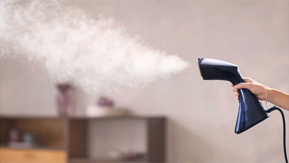 Philips GC810/20 1600 W Buharlı Kırışıklık Giderici Lacivert - Resim 2