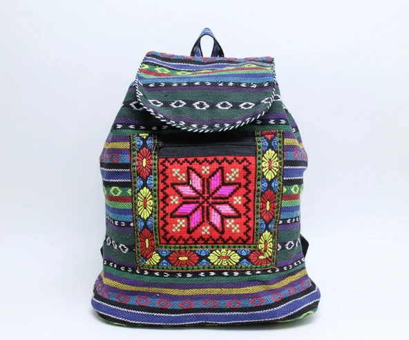 Kilim Desenli Sırt Çantası ürün görseli 1