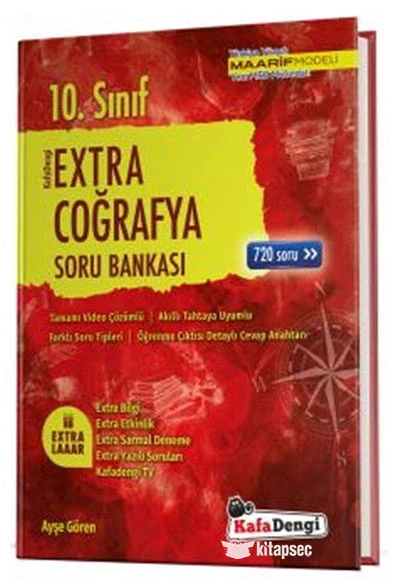 10.Sınıf Extra Coğrafya Soru Bankası Kafadengi ürün görseli 1