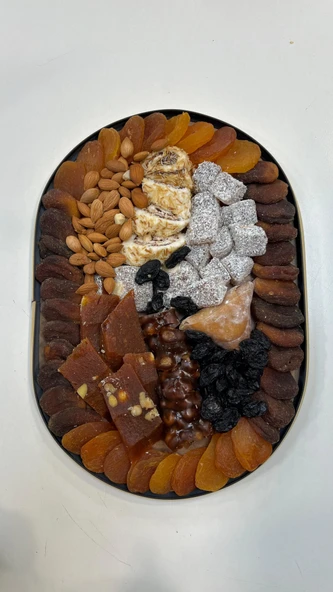 Öz Altın Kayısı Karışık Sepet 30 Cm 1 KG ürün görseli 1