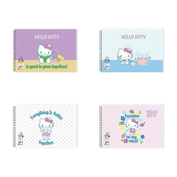 Keskin Color Hello Kitty 17*25 15 Yp. Spiralli Resim Defteri 300115-08 ürün görseli 1