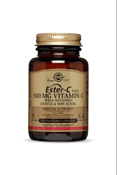 Solgar Ester-c Plus 500 mg 50 Kapsül ürün görseli 1