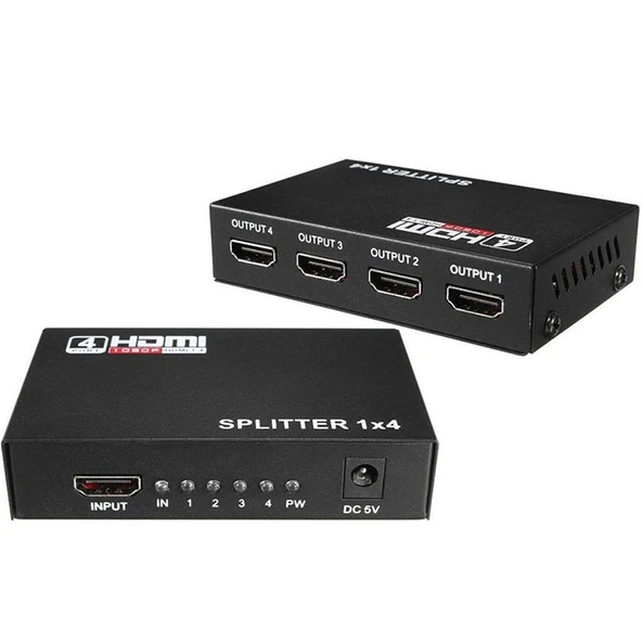 FULLY G-538G 1.4V 1080P 4 PORT HDMI SPLITTER DAĞITICI ürün görseli 1