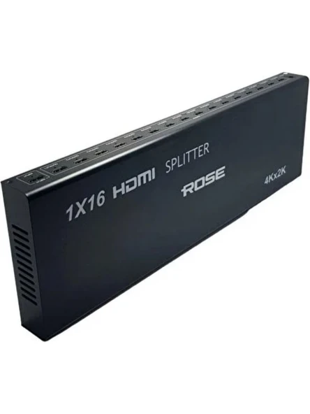 ROSE HD-116 4Kx2K 1x16 HDMI Splitter Full HD 1080p - Resim 3