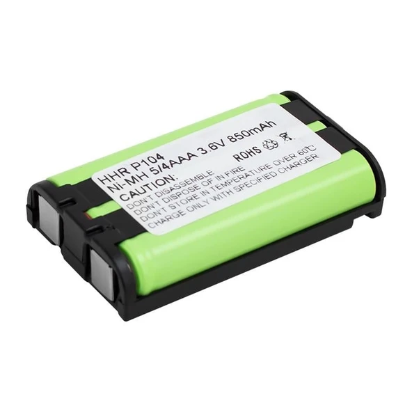 HHR P104 Nİ-MH 5/4AAA 3.6V 850 MAH PANASONIC ŞARJLI TELSİZ TELEFON PİLİ ürün görseli 1