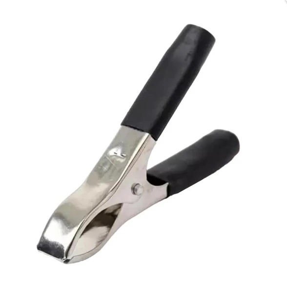 KÜÇÜK 50 MM SİYAH KROKODİL AKÜ MAŞASI (AVD-187) ürün görseli 1