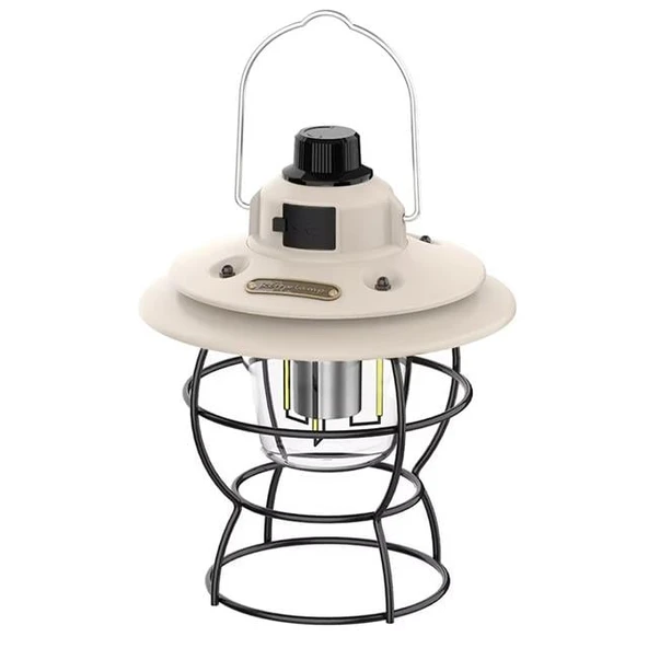 Powermaster PM-16042 Retro Nostaljik Şarjlı Kamp Lambası Filament + SMD Ledli ürün görseli 1