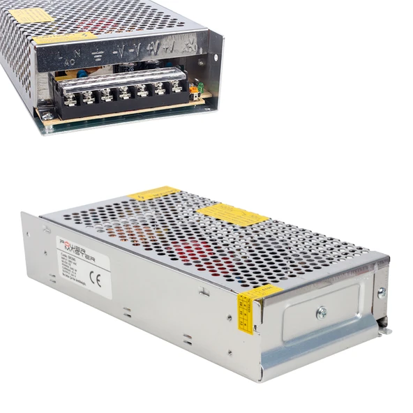 POWERMASTER PM-13036 24 VOLT - 10 AMPER METAL KASA ADAPTÖR ürün görseli 1