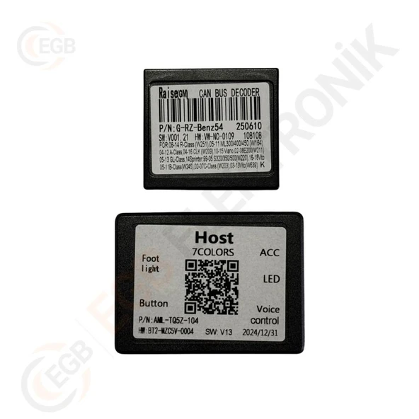 MERCEDES VITO V260 2014-2023 12.3" PIANO BLACK TAC-282F - Resim 2