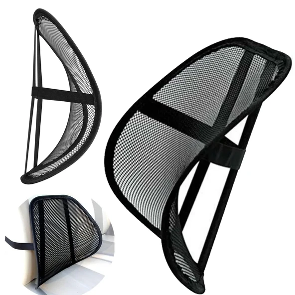 Araç Bel Sırt Desteği Ortopedik Fileli 1 Adet Tuva TV-02 ürün görseli 1