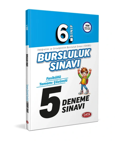 Data 6.sınıf Bursluluk Sınavı 5 Çözümlü Deneme Sınavı ürün görseli 1