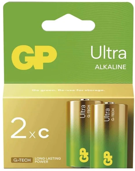 GP 14AU ULTRA ALKALİN ORTA C BOY PİL (PAKET FİYATI) ürün görseli 1