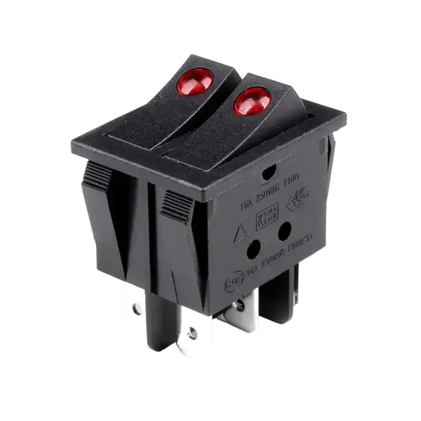 İKİLİ IŞIKLI MERCEKLİ ANAHTAR (IC-102) AN-31 ürün görseli 1