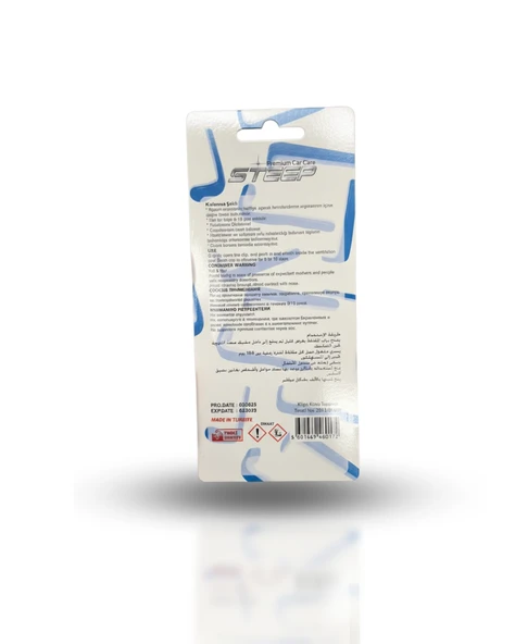 STEEP Ultimate Araç İçi Klima Kokusu Klipsli 4 Adet Magnolia Aromalı - Resim 2