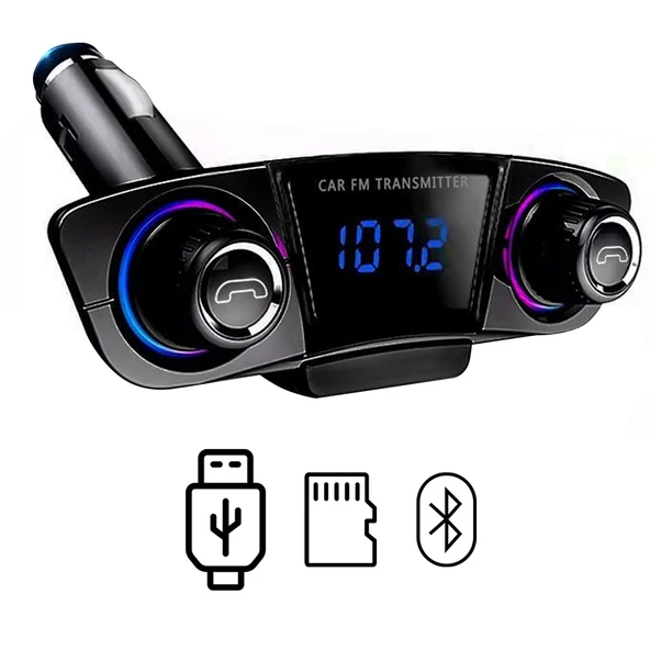 HELLO HL-22010 BLUETOOTH - SD HAFIZA KARTI - AUX - FLASH BELLEK FM TRANSMİTTER ürün görseli 1